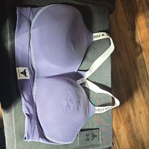 Under Armour Project Rock Lavender Sports Bra